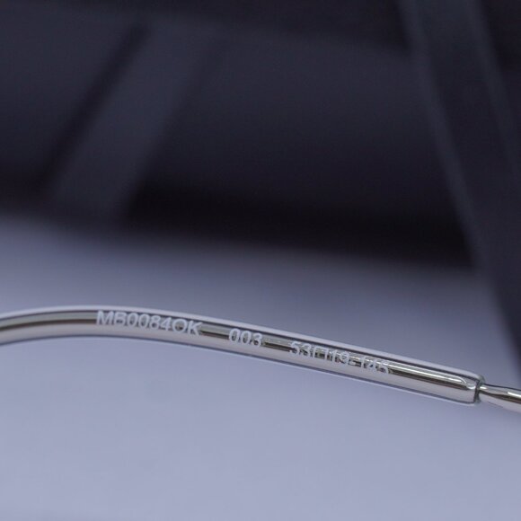 Montblanc MB0084OK 004 Rectangle Eyeglasses 55mm – Dark Ruthenium - Picture 5 of 10